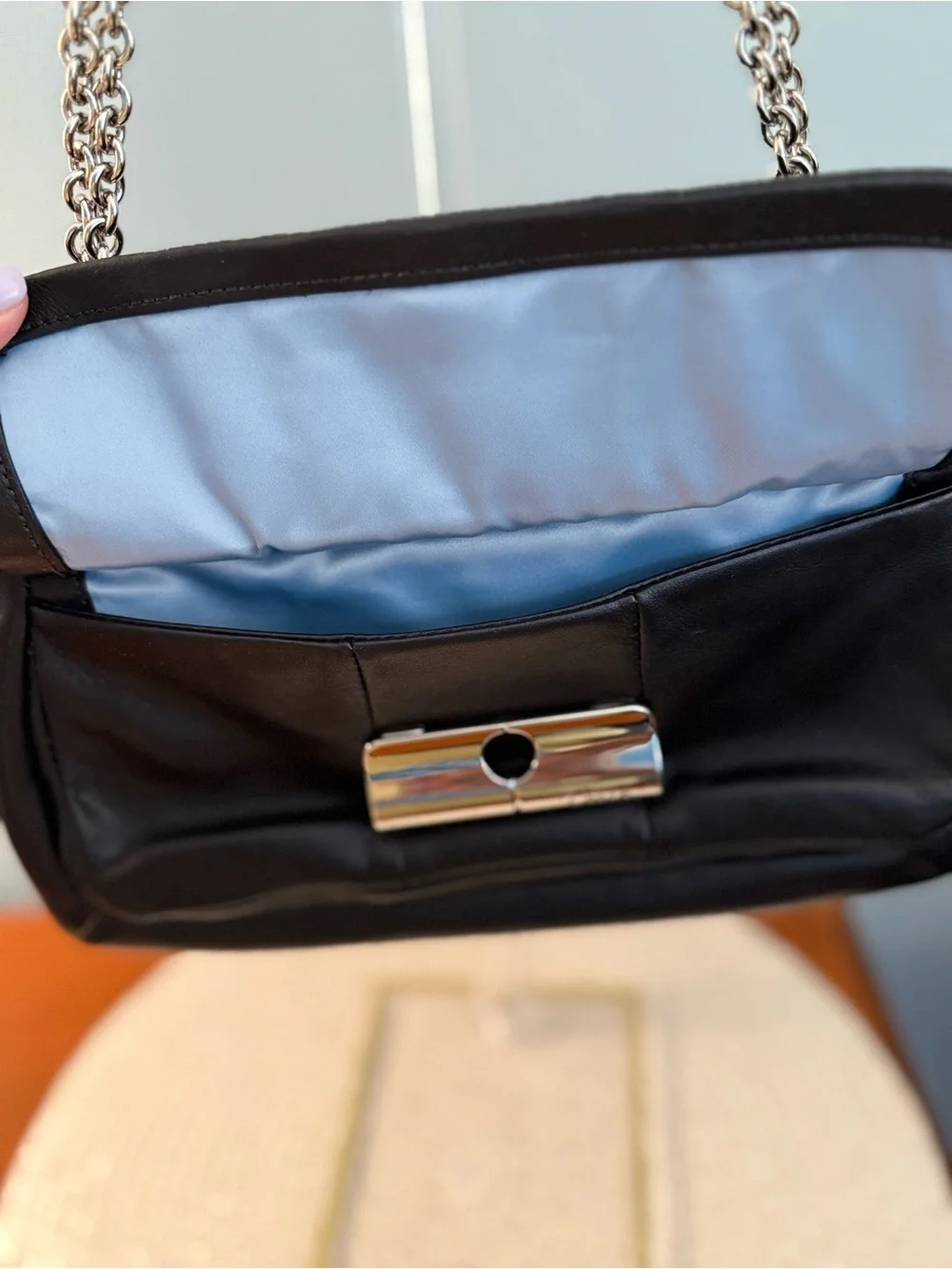 Coach sleek black
